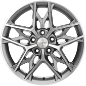 Диски Khomen KHW 1709 7x17 5*114.3 ET40 DIA57.1 Black Литой купить с бесплатной доставкой в пункты выдачи в Петербурге